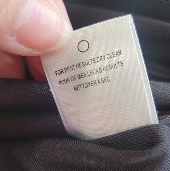 Halston Heritage one shoulder black dress Sz 4 - Picture 13 of 14